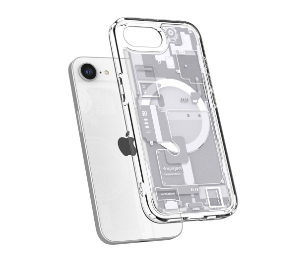 SPIGEN Ultra Hybrid Mag Magsafe do iPhone 16E Zero One White ACS09142 - 1319766 - zdjęcie